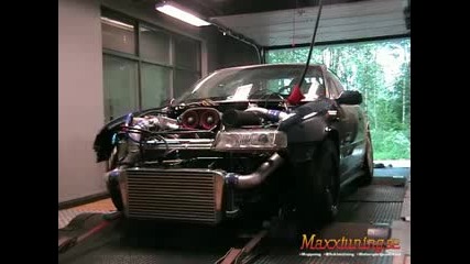 675whp Rwd Calibra Turbo 2.0 16v C20let on dyno - - 
