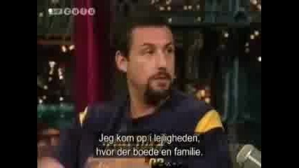 Adam Sandler on Letterman 06/08/07