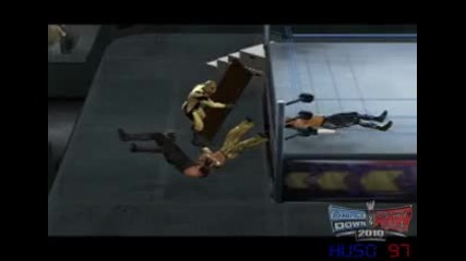 Smackdown Vs Raw 2010 fatal 4 way Rey Mysteri vs Undertaker Vs matt hardy Vs goldust 