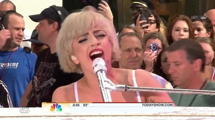 Lady Gaga - You And I Hd 720p Live on Today Show 07.09.10 