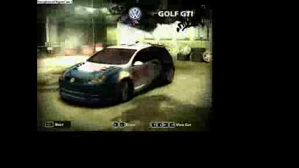 Nfs Most Wanted Carrer Cars!!