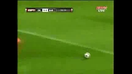 Fc Barcelona vs Dynamo de Kiev 2 - 1 hd all goals i lud komentator 