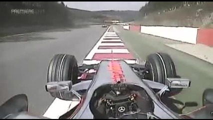 Fernando Alonso - onboard lap at Spa 2007