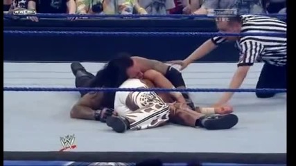 Shawn Michaels kicks out of tombstone