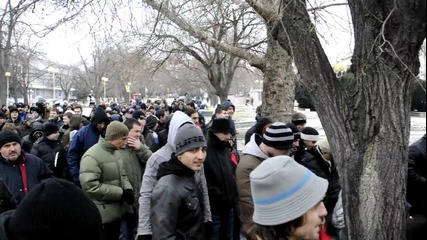 Протест срещу Acta в Бургас