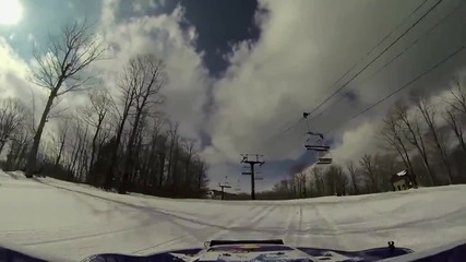 900-horsepower truck goes on ski slope