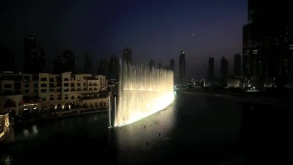 Невероятно шоу с фонтани в Дубай 