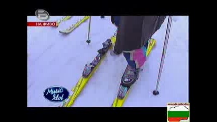 Music Idol 3 Марин и Мустафа карат ски на Банско