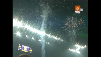 Celebration after the match : Inter - Siena