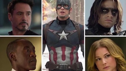 Дивият нeнормален каст на филма Капитан Америка: Гражданска Война (2016)