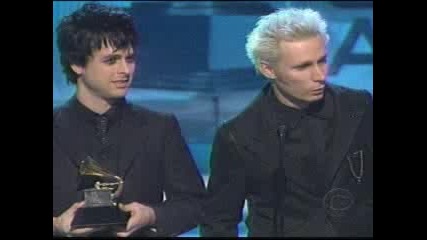 Grammys 2005 - Green Day Best Rock Album