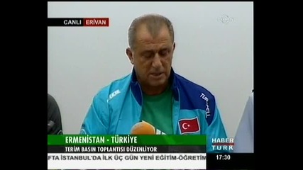 Репортаж На Фатих Терим Турция - Армения