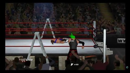 wwe'13 джеф харди срещу роб ван дан мач с стълби