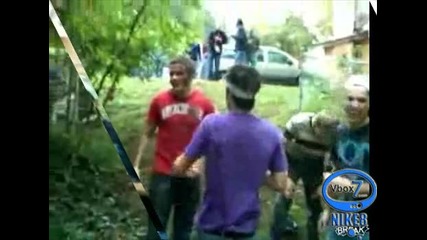 Пребиване с количка за пазар 