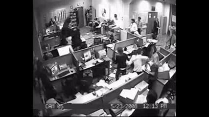 Crazy office guy