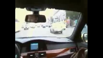 Така се кара B M W E60 M5 в Русия - част 2