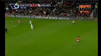 3.10.2009 Man Utd Sunderland Бербатов Феноменален Гол