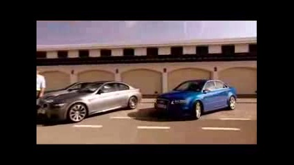 Top Gear-Bmw M3 Vs C63 Amg And Audi Rs4 Първа част