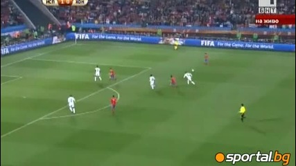 World Cup Испания 2 - 0 Хондурас [2 гола на David Villa] 21.06.2010