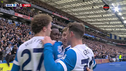 Goal by Brighton and Hove Albion
