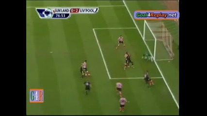 Sunderland - Liverpool 0 - 2 Luis Suarez 