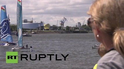 Germany: 2015's Extreme Sailing Series gets underway in Hamburg