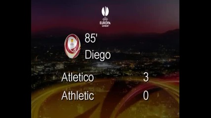 Атлетико (мадрид) - Атлетик ( Билбао ) 3-0 Диего (85)