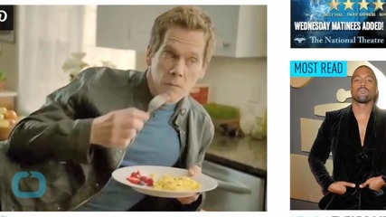 Kevin Bacon Stars in Eggs Ad, Says He Loves the Smell