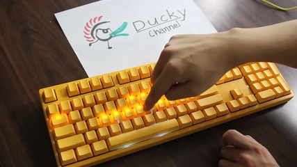 Ducky Yellow Keyboard