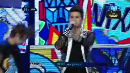 Vixx - Super Hero @ M!countdown (14.06.2012)