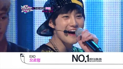 M Countdown No.1 of the Week - Exo Growl (2013.09.05.)
