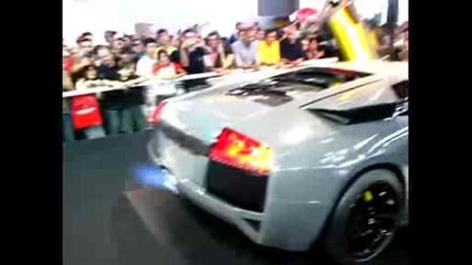 Murciг©lago Lp640 Flames In Stock Exhaust
