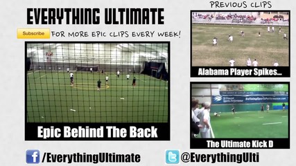 The Greatest Indoor Ultimate Play