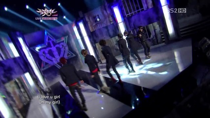 Teen Top - Crazy ( 06-01-2012 K B S Music Bank )