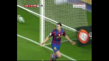 Barcelona 1 - 0 Osasuna [ibra goal]