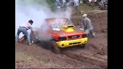 mud truck fire 