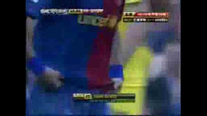 Barcelona 3:1 Villareal - Гол на Алвес