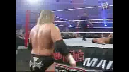 Wwe - Rey Mysterio & Kurt Angle & Randy Orton Vs Triple H & John Cena