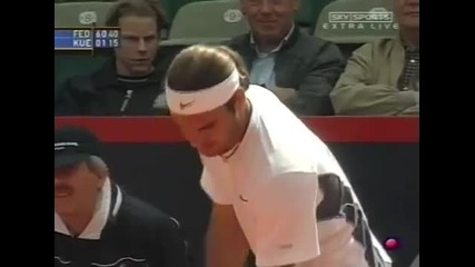 Hamburg 2002 Roger Federer - Gustavo Kuerten