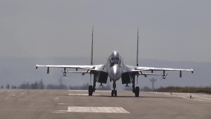 Syria: Su-34s armed with air-to-air missiles in Latakia