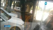 Тежка катастрофа между автобус и трамвай в София