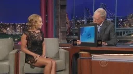 Hayden Panettiere интервю с David Letterman 06.07.09