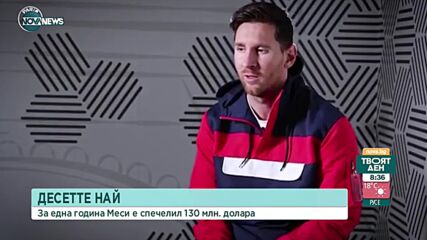 Лео Меси оглави престижна класация на "Форбс"