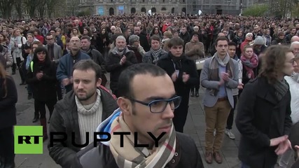 France: Lille residents observe moment of silence for victims of Paris attacks