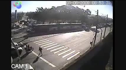 Brutal bus accident 