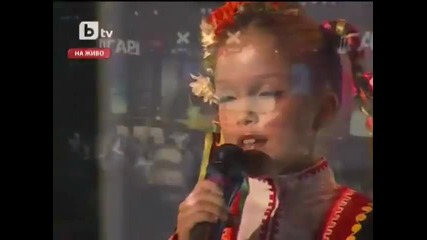 Малкото момиче с великолепен глас България търси талант 24.05.2010