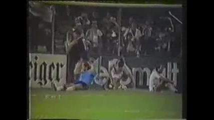 1982/1983 Grassopphers - Dinamo Kiev 0-1