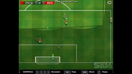 stick football english league манчестър юнайтед - лестър сити