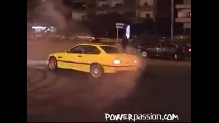 Bmw - Яко Палене На Гуми Дрифт