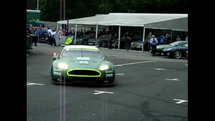 Aston Martin burnout
